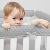 New Teething Coverage Straps grey bubble cover strip, soft fabric for gentle teething comfort.