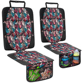 NEWFOM car seat protector with large coverage protects back seat from spills and indentations.