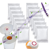 NEWKE lavender baking soda refill close-up neutralizes diaper odors.