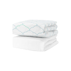 Newton Baby fitted crib sheet in breathable organic cotton for cool baby sleep