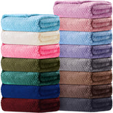 Newwiee baby blanket flannel soft texture delivers cozy warmth for sensitive skin.