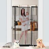 NexusSmash 55.1-inch extra tall gate prevents cat jumping at stairs