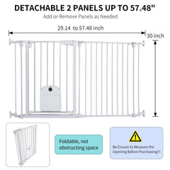 NexusSmash baby gate cat door passage shows easy pet access without full barrier removal