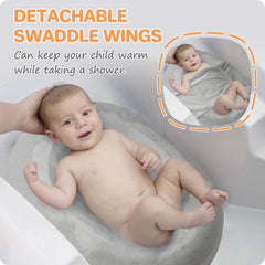 NICEMER ultra-soft microfleece cover provides cloud-like comfort during bath