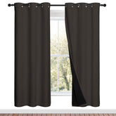 NICETOWN blackout curtains pair in package with 84-inch width for improved light control