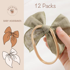 Niceye checkered bow headband adds playful pattern to everyday outfits.
