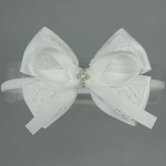 Nihao Baby handmade headband with soft elastic band for gentle wear