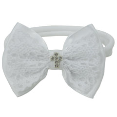 Nihao Baby Handmade ultra-soft headband with nylon band closeup for gentle wear