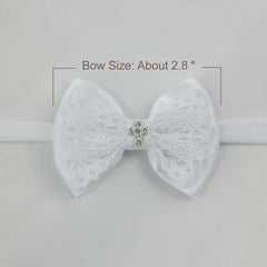 Nihao Baby Headband with tieback cotton band ensures comfortable all-day wear