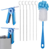 NiHome 8-pack bottle brush kit arranged for Stanley tumbler cleaning