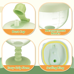 NiHome spill-proof lid seals the cup for travel and outings