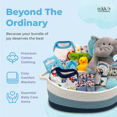 Nikki's Gift Baskets newborn clothing 4-piece set for cozy outfits in early days.
