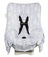 Niko Easy-Wash seat cover with universal harness openings for versatile car-seat compatibility.