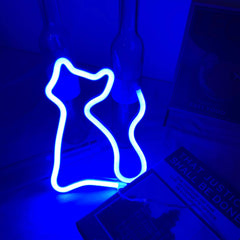 NiniTe LIGHTS cat neon light room decor adds charming whimsy to kids' spaces.
