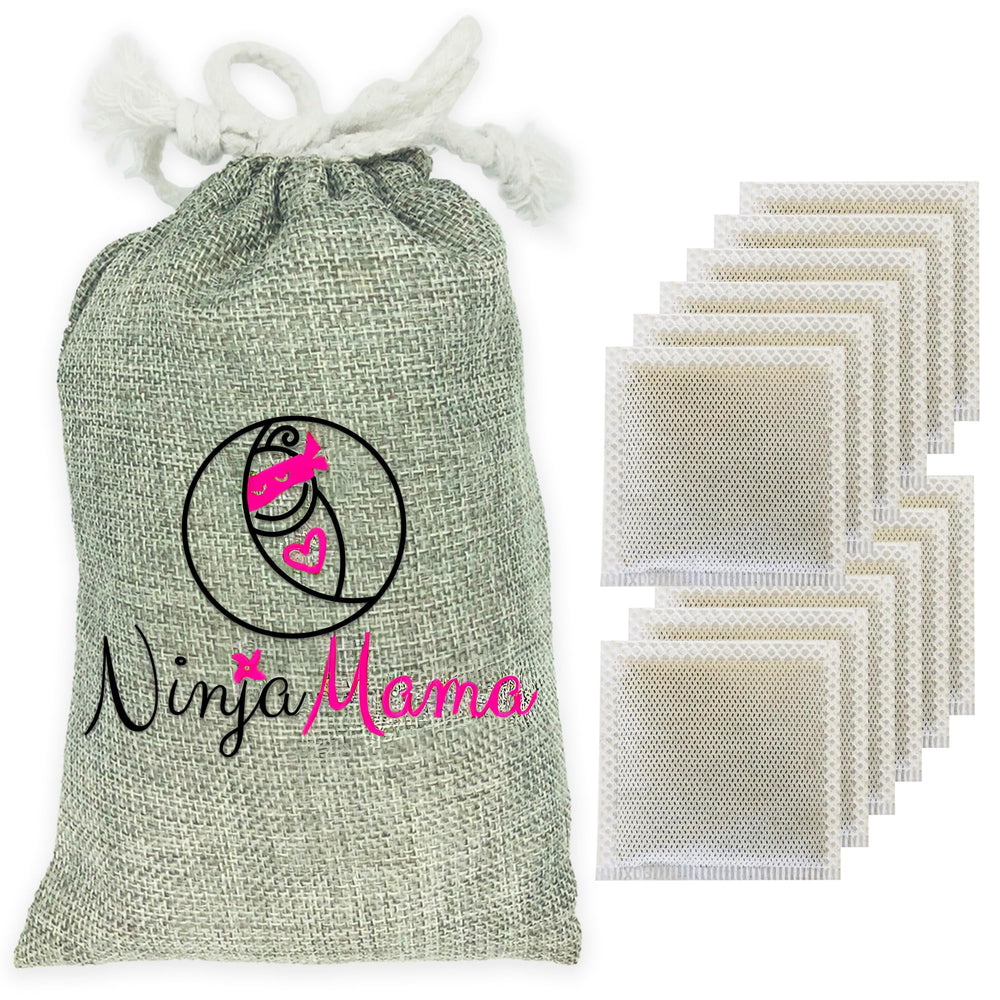 Ninja Mama diaper pail deodorizer rose sachet packaging highlights subtle rose scent