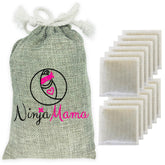 Ninja Mama diaper pail deodorizer rose sachet packaging highlights subtle rose scent