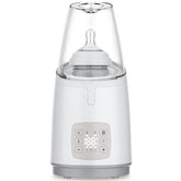 NIRGU baby bottle warmer front view showing compact bedside design for quick feeds