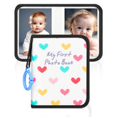 Niselity baby photo book front view highlights soft cover for gentle newborn memory keepsakes