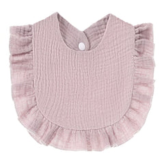 Nishine baby drool bibs quick-drying fabric eases post-meal cleanup
