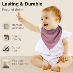 NISXABEBE muslin bib solid-colors showcase outfits and visual variety.