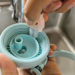 NiuXTool twisted bristle crevice brush cleans deep crevices.