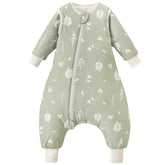 Nivolltha 3.5 TOG sleep sack foliage fabric closeup highlights plush cotton warmth.