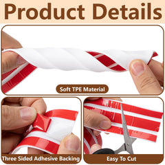 Nkiy Quen U-channel rubber edge trim bending around edge