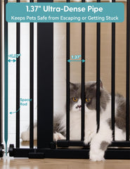 No Pawblems auto-close hold-open feature enables smooth hallway passages