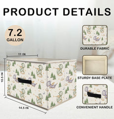 Nogrit dinosaur-handles-organizer features side handles for easy carrying and quick cleanup.