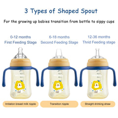 nohlerlife sippy cup yellow spout-types highlight three silicone spouts for different drinking needs