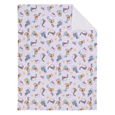 NoJo Disney Winnie the Pooh So Loved blanket reversible print closeup for cozy naps.