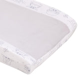 NoJo Harry Potter Magical Moments changing pad cover plush gray center for baby comfort