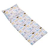 NoJo Batman nap mat fold design enables easy transport.