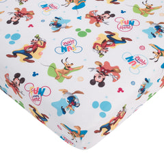 NoJo Disney Mickey flat sheet with allover pattern for cozy sleep.