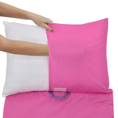 NoJo Minnie Mouse nap mat attached pillowcase for quick sleep setup