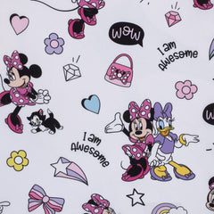 NoJo Disney Minnie nap mat built-in handle for easy carrying.