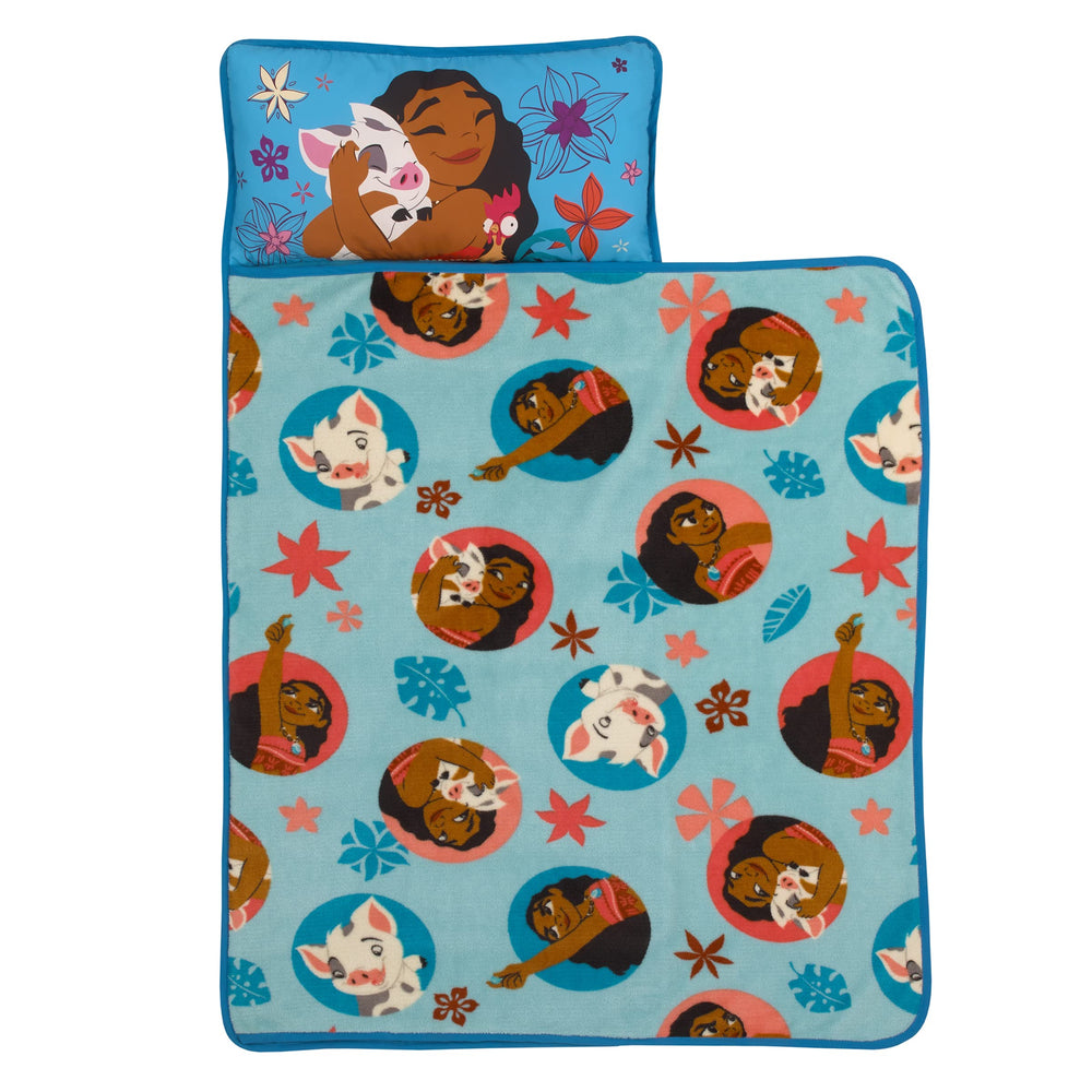 NoJo Disney Moana nap mat roll-strap for easy travel with toddlers