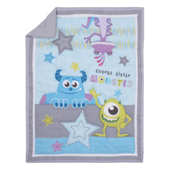 NoJo Monsters Inc fitted sheet featuring Sully, Mike, and Randall for a cozy sleep surface