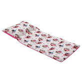 NoJo Disney Princesses nap mat fold shows roomy size for daycare and sleepovers