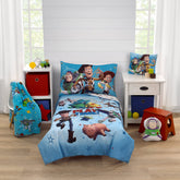 NoJo Toy Story Its Play Time comforter featuring Woody and Buzz for cozy bedtime.