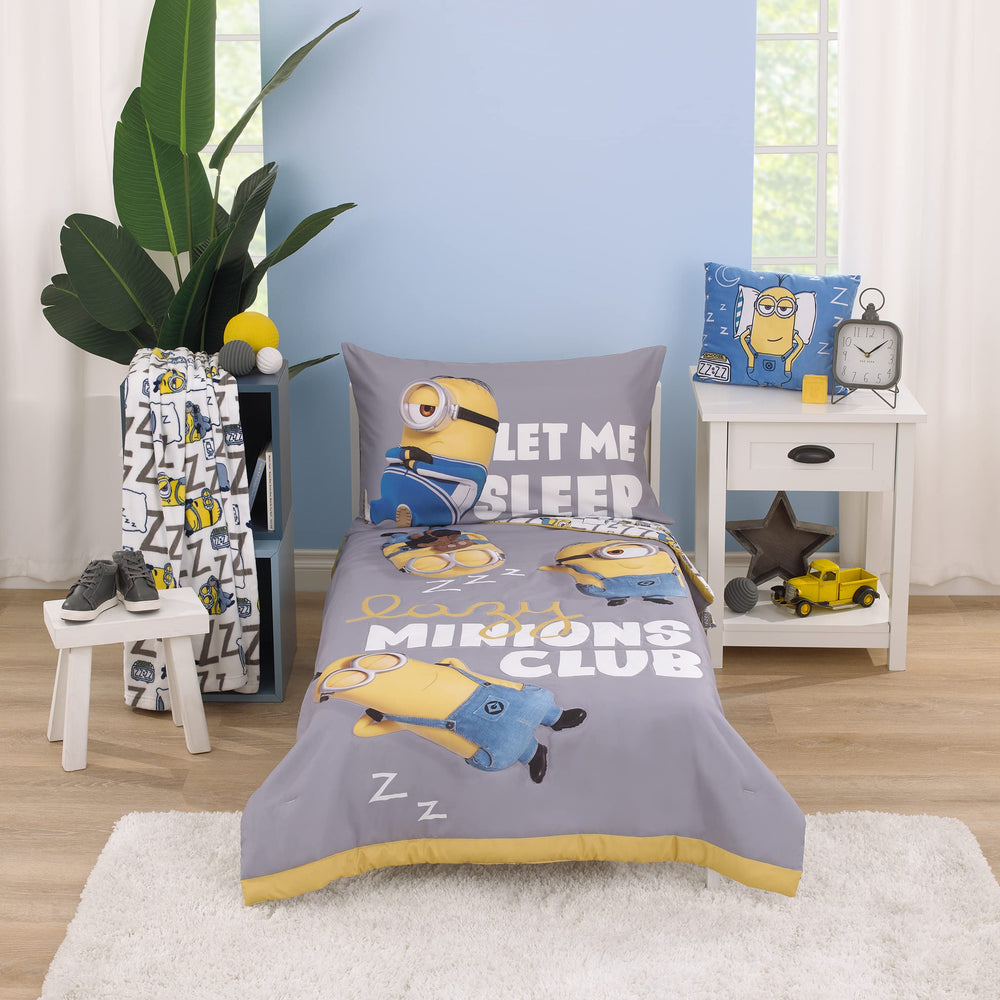 NoJo Illumination Lazy Minions comforter for cozy bedtimes