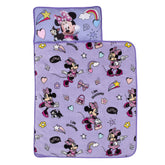 NoJo Minnie Mouse nap mat pattern, playful characters for cozy daycare naps.