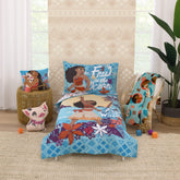 NoJo Moana comforter with tropical adventure scene for cozy bedtimes