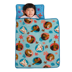 NoJo Moana nap mat soft plush closeup, cozy rest feel