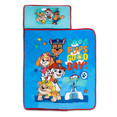 NoJo Paw Patrol nap mat folded for easy travel and storage.