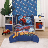 NoJo Spiderman to the Rescue comforter with bold hero art for exciting bedtime