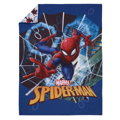 NoJo Spiderman to the Rescue fitted sheet ensures secure fit on standard crib mattresses