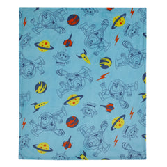 NoJo Toy Story Buzz Lightyear rocket pattern closeup highlights travel-ready design.