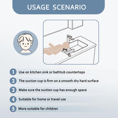 Nolasalon portable shampoo basin for baby with tear-free comfort during home hair washing.