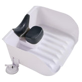 Nolasalon portable shampoo basin for kids with secure suction cups for stable countertop use.